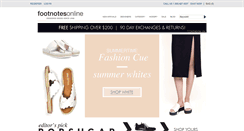 Desktop Screenshot of footnotesonline.com
